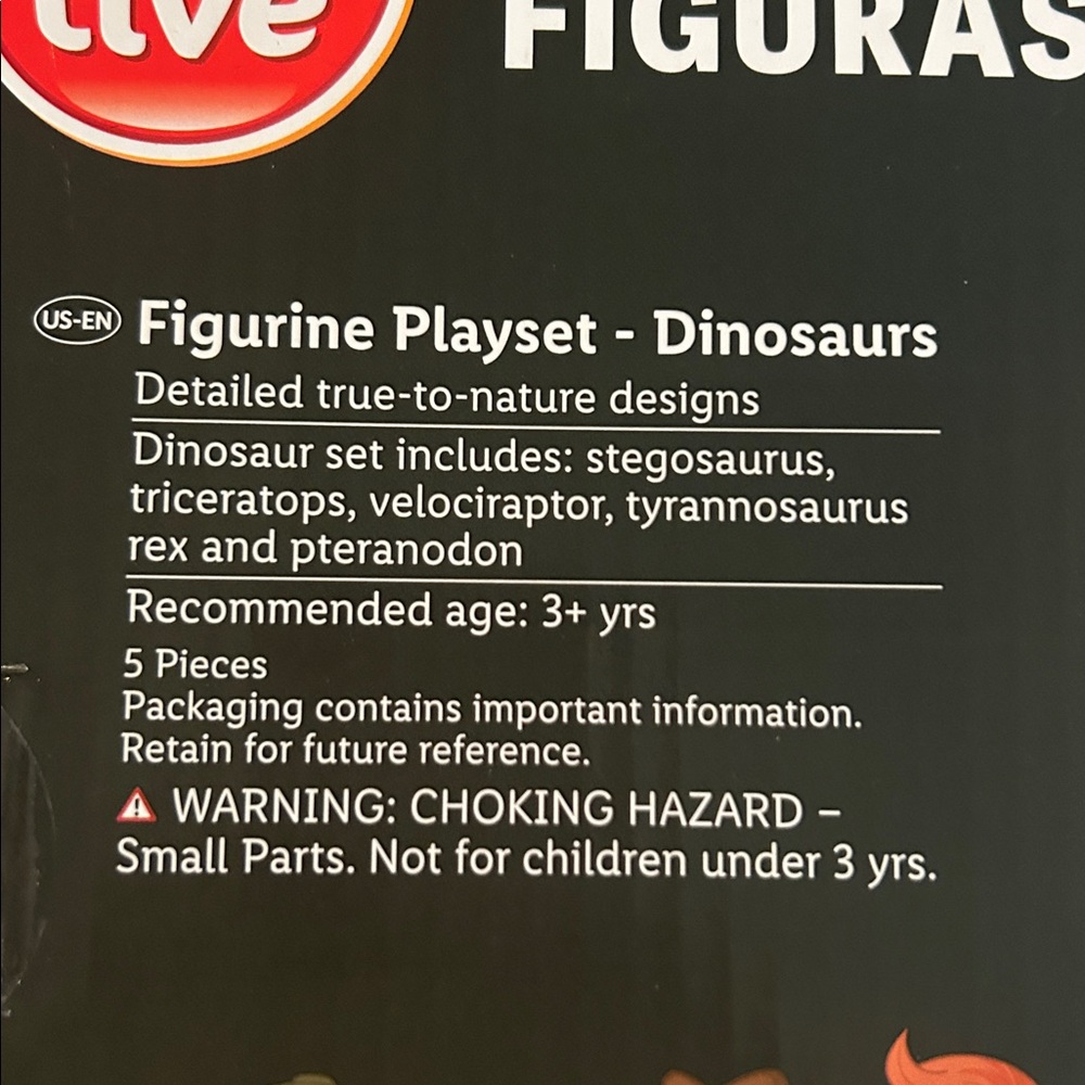 DINOSAUR Figures Playset - 5 pieces NEW - Picture 7 of 8